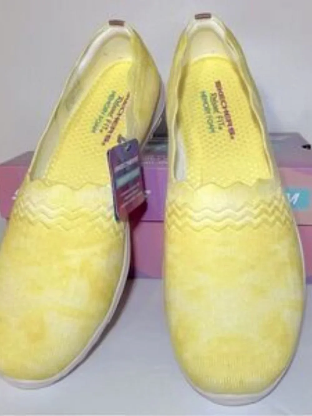 Skechers Reggae Fest Umpire Knit Scalloped Slip-On Shoes